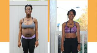 Before & After Post-Parturm Body Transformation