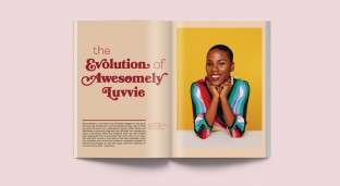 The Evolution of Awesomely Luvvie on Radiant Issue No.11