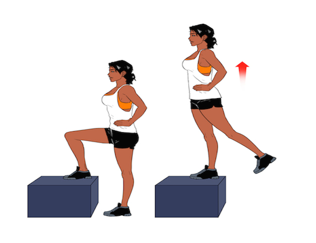 New Step Up Interval Routine To Firm Up Your Bum