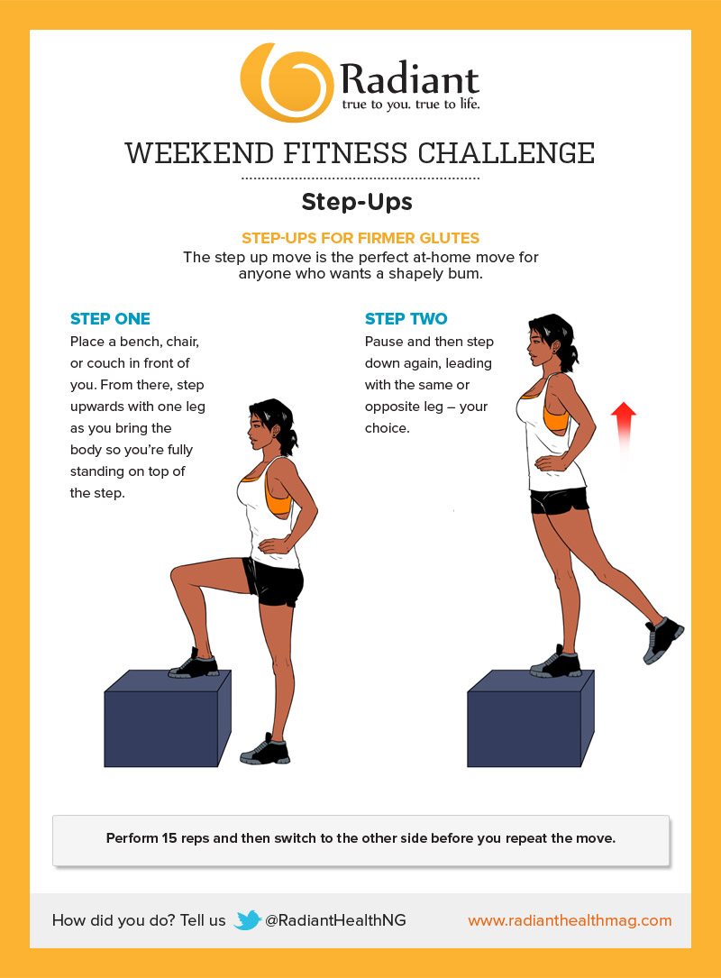 Weekend Challenge: Step-Ups - Radiant Health Magazine
