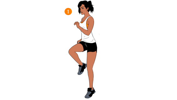Weekend Challenge Running Knee Raises Radiant Health Magazine