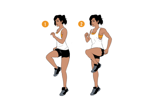 Running Knee Raises