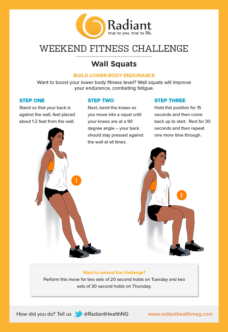 30 day wall squat challenge outlet