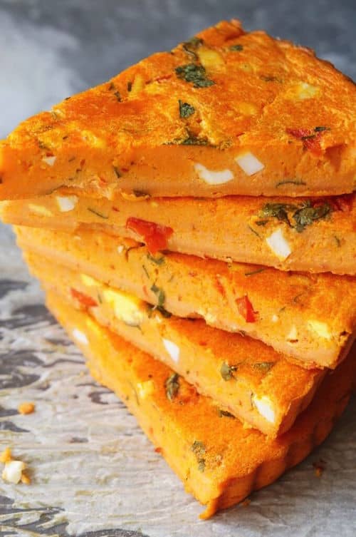Moimoi Inspired – Savory Baked Chickpeas Pudding