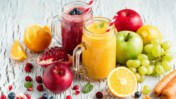 juices or smoothies