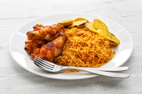 oven baked jollof rice